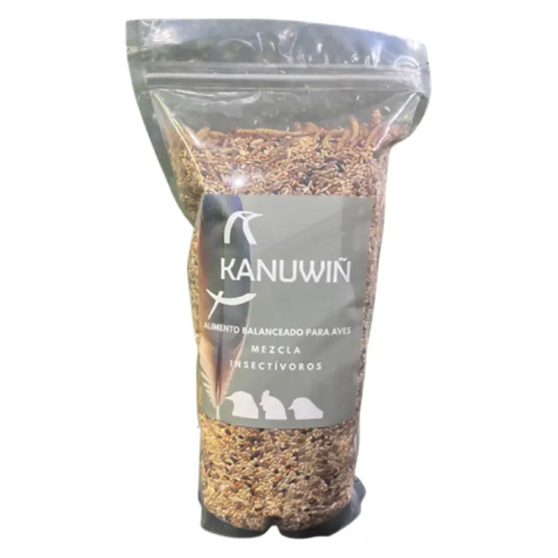 Alimento para Aves Mezcla Insectivoros Kanuwin mezcla de semillas.