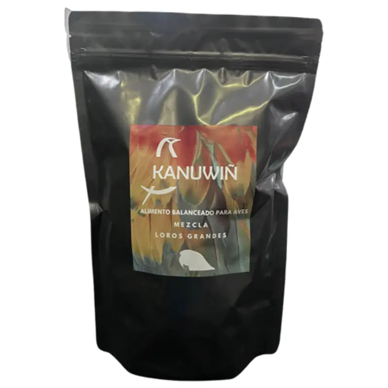 Alimento para Aves Mezcla Loros Grandes Kanuwin.