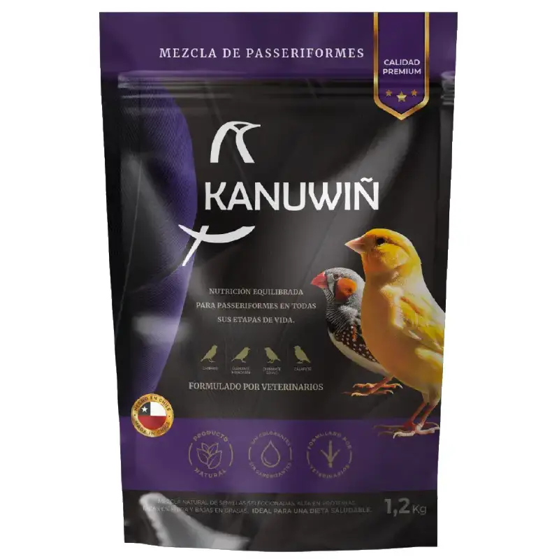 Alimento para Aves Mezcla Canarios Kanuwin mezcla de semillas.
