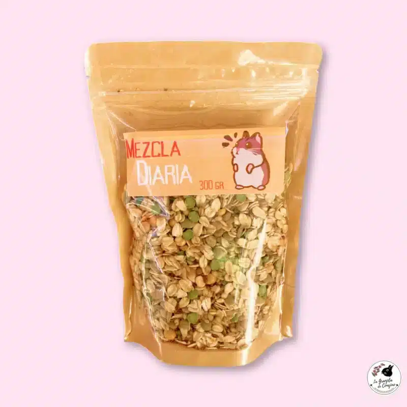 Mezcla Diaria alimento para hámsteres, gerbos, ratas y ratones.