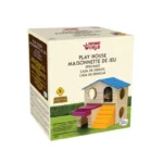 Casa de Madera para Hamster L es un refugio natural y funcional diseñado para ofrecer a tu hámster un espacio cómodo, seguro y estimulante.