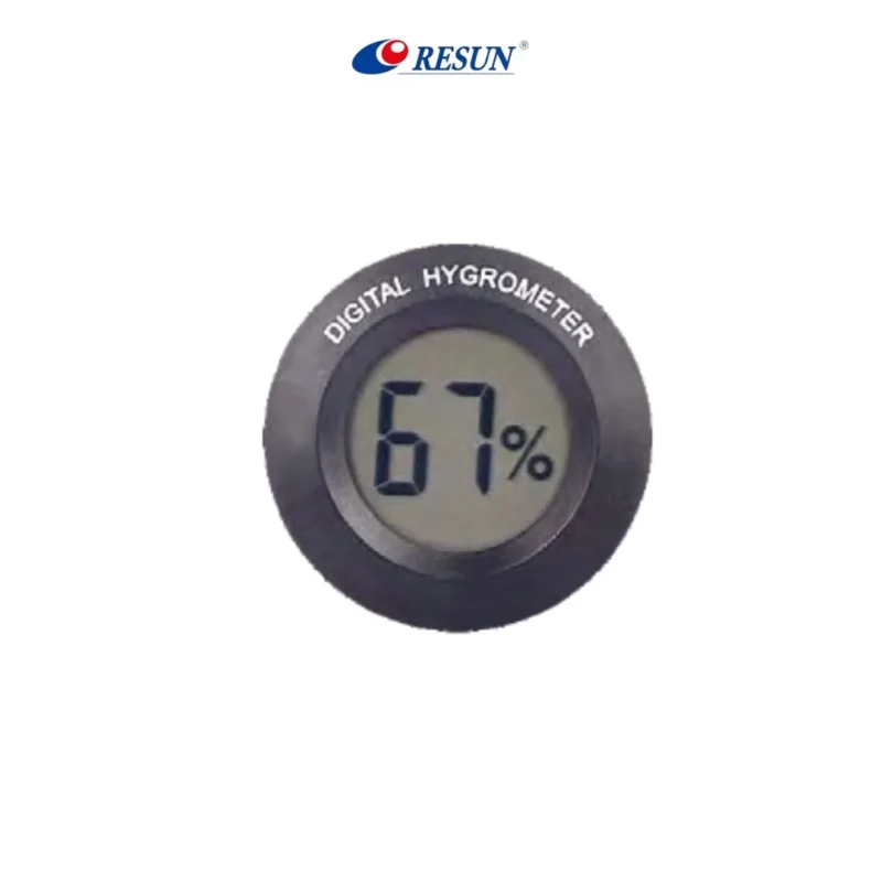 El Higrómetro Digital Resun es ideal para monitorear la humedad en terrarios, incubadoras, invernaderos y otros entornos controlados.