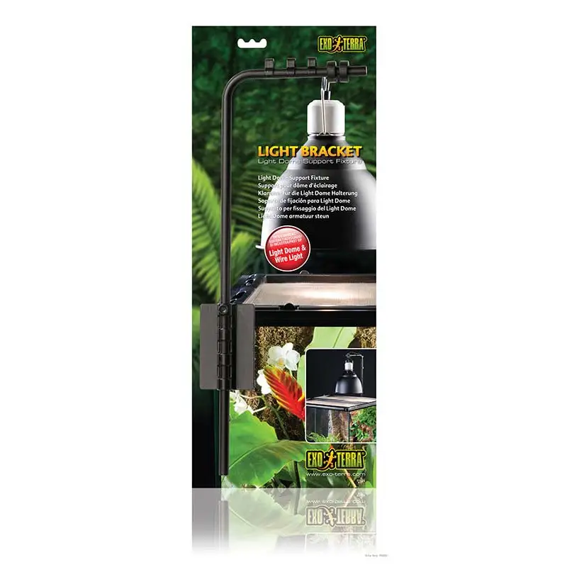 Soporte para Lamparas Light Bracket para usarse con domos como el Light Dome, Repti Dome o Glow Light