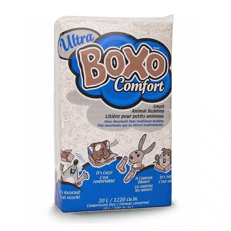 El Sustrato Ultra Boxo Comfort Bedding es un lecho especialmente diseñado para conejos, cobayos, hámsters y otros pequeños roedores.