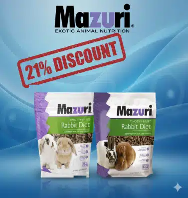 Descuento Alimento Mazuri Conejo