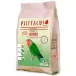 El Alimento Minor de Psittacus es un pienso completo formulado para satisfacer las necesidades nutricionales de psitácidas pequeñas.