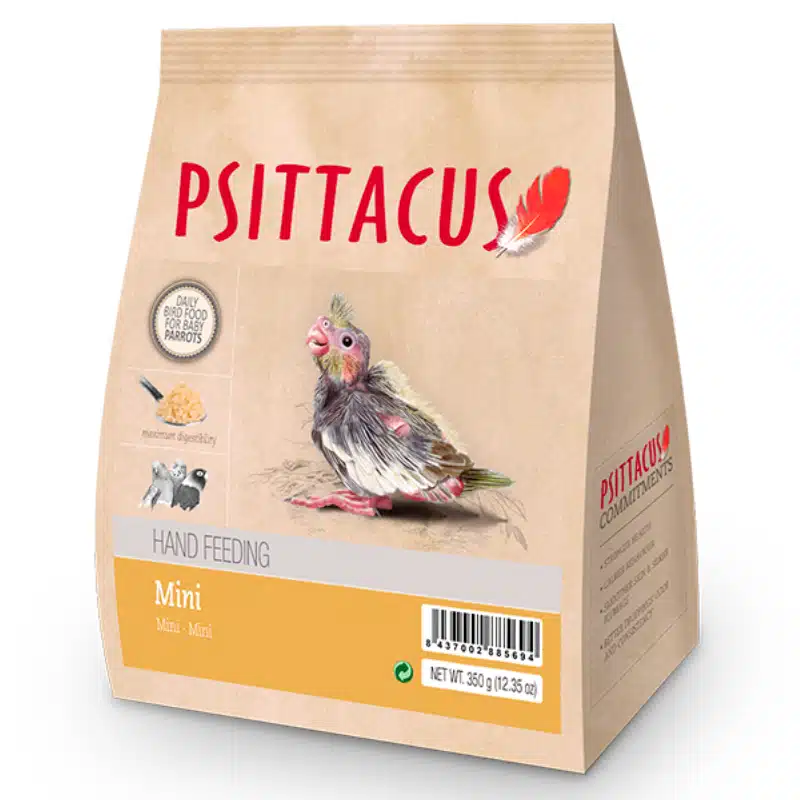 El Alimento Papilla Mini de Psittacus es un alimento para polluelos de psitácidas pequeñas