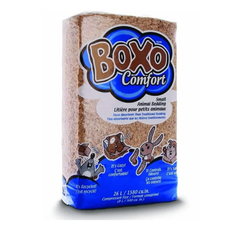 El Sustrato Boxo Comfort Bedding es un lecho especialmente diseñado para conejos, cobayos, hámsters y otros pequeños roedores.