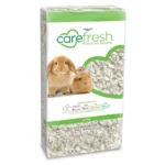Sustrato de Celulosa Blanco Carefresh ofrece una cama suave, absorbente y segura para mantener el hábitat de tus pequeñas mascotas limpio y cómodo.