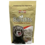 Snack Bandits de mani para Huron perfectos para complementar la dieta de tu hurón con un snack sabroso funcional y diseñado por expertos en su bienestar.