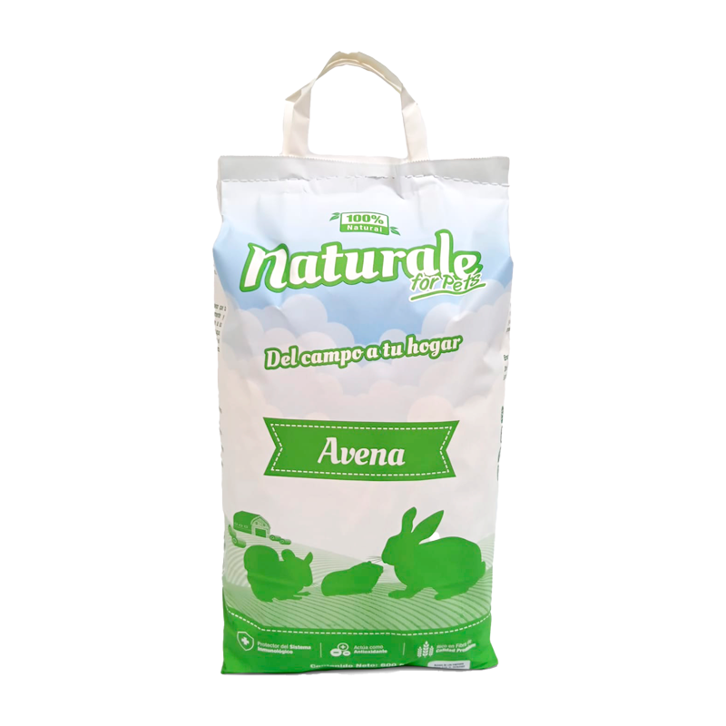 Heno de Avena cultivado sin pesticidas, conserva su aroma fresco, color amarillo y textura crujiente, estimulan el apetito y promueven el forrajeo natural.