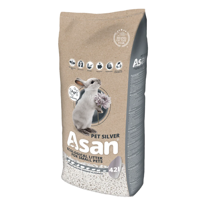 El Sustrato ASAN Pet Silver es un lecho de alta calidad diseñado para mantener el hábitat de tus mascotas seco, limpio y libre de malos olores.