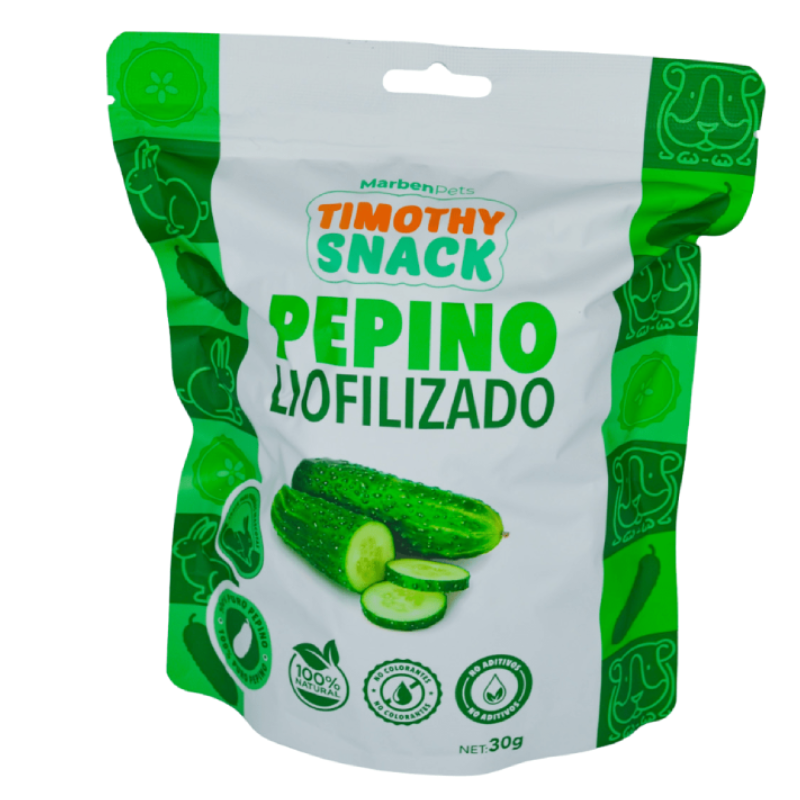 Snack Pepino Liofilizado