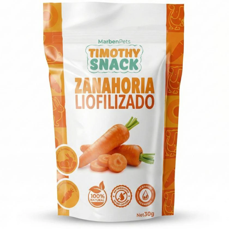 Timothy Snack Zanahoria Liofilizado