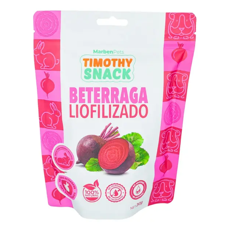 Timothy Snack Betarraga Liofilizado