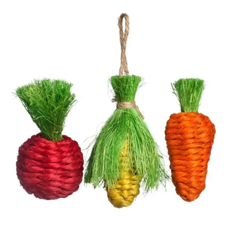 Grassy Nibblers Prevue: set de bolas de pasto masticables 100% comestibles para conejos, cuyes, chinchillas y roedores. Juguete + snack + desgaste dental.