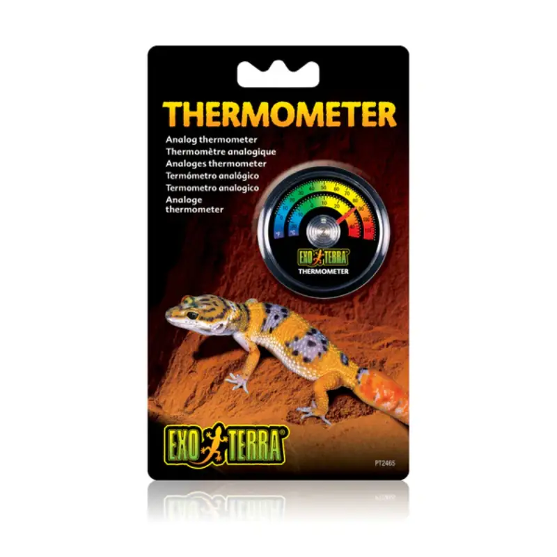 Termómetro Análogo Exo Terra Herramienta esencial para monitorear la temperatura en terrarios
