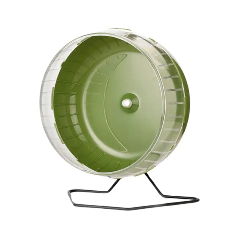 Rueda de Ejercicios 30 cm MarbenPet: base propia, superficie segura con relieves. Para hámster sirio, rata, jerbo y erizo.