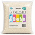 Sustrato PetDream Soft 1,4 kg: papel reciclado ultraabsorbente y libre de polvo para hámster, erizo, conejo, cuy y chinchilla. Formato familiar.
